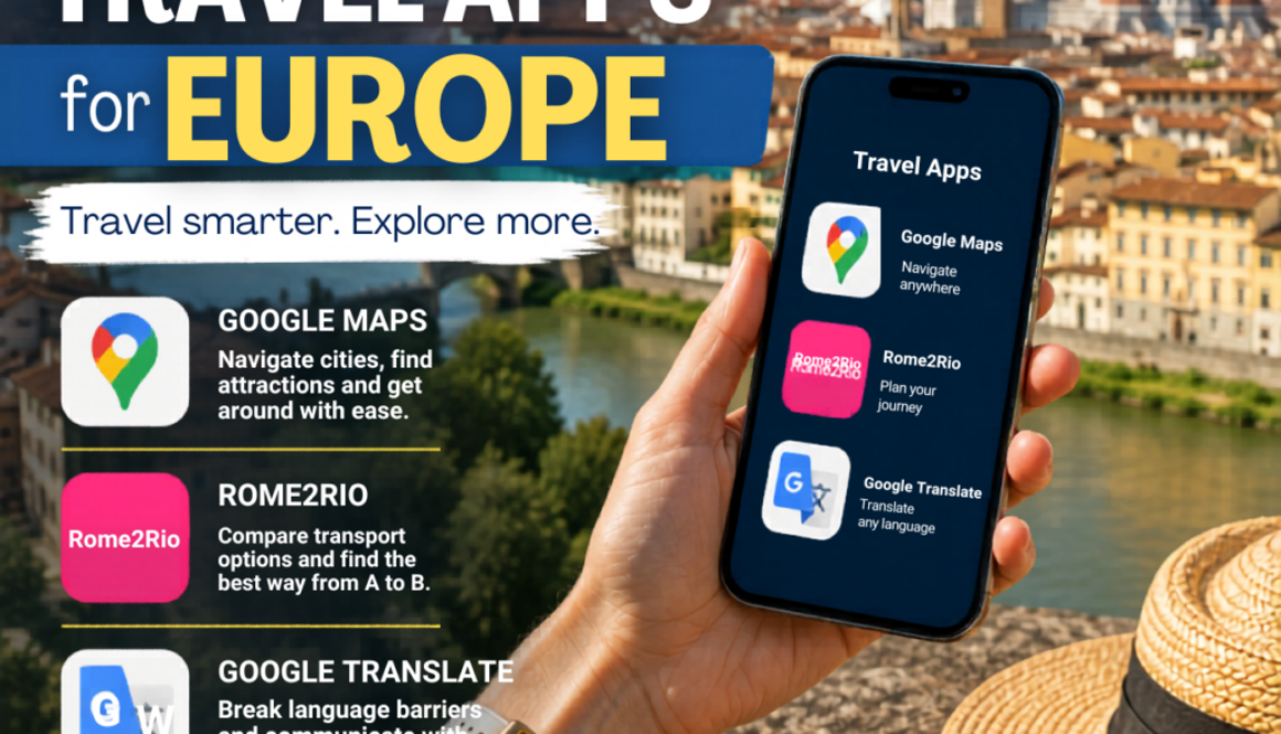 3 best travel apps for europe