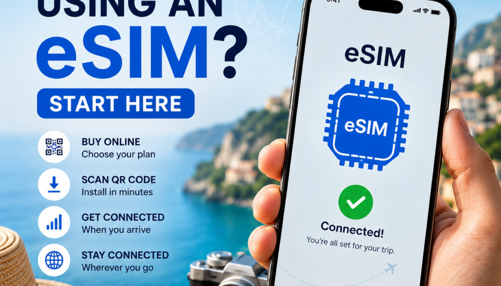 first time using an eSIM