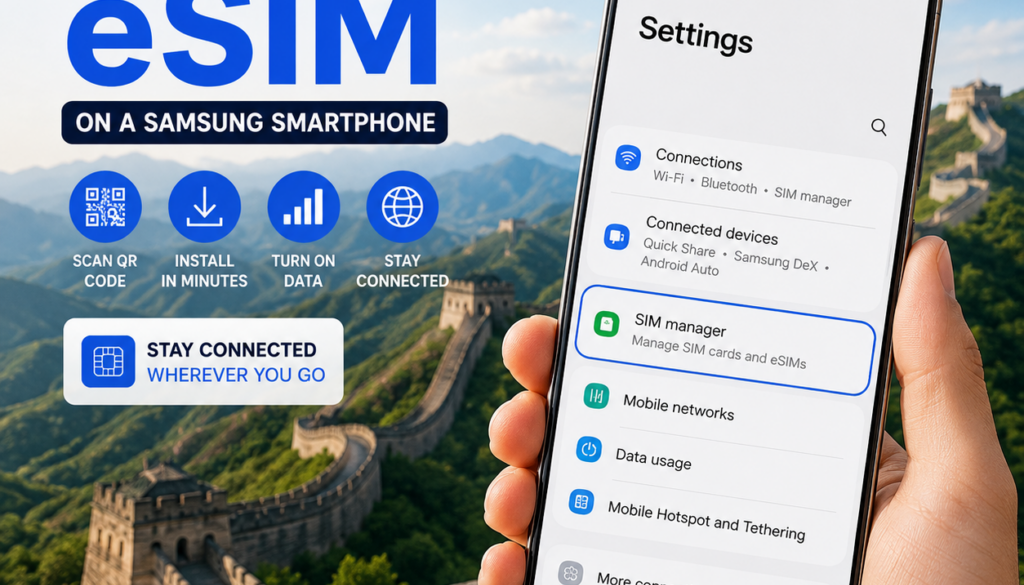Install an eSIM on a Samsung