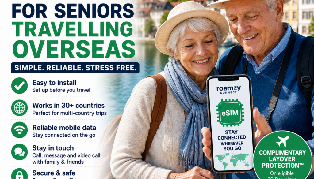 Best eSIM for Seniors Travelling Overseas