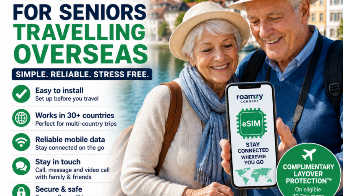 Best eSIM for Seniors Travelling Overseas