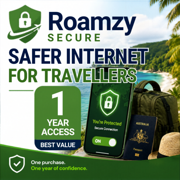 Roamzy Secure Annual Travel Protection – 1 Year