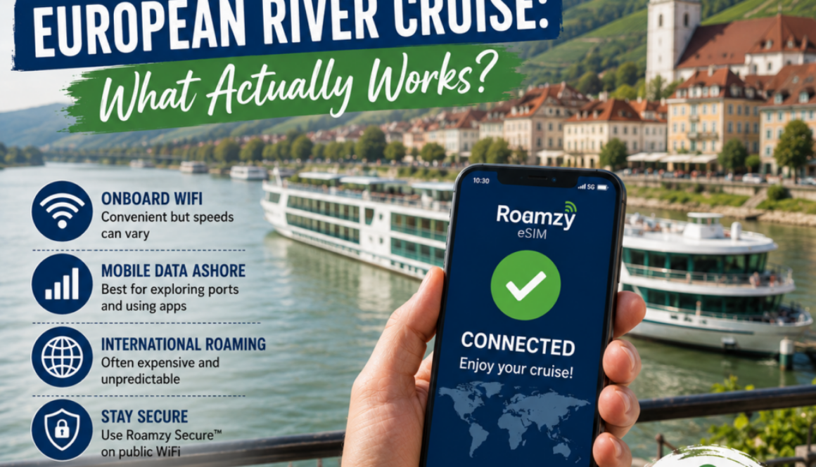 internet on a European River Cruise