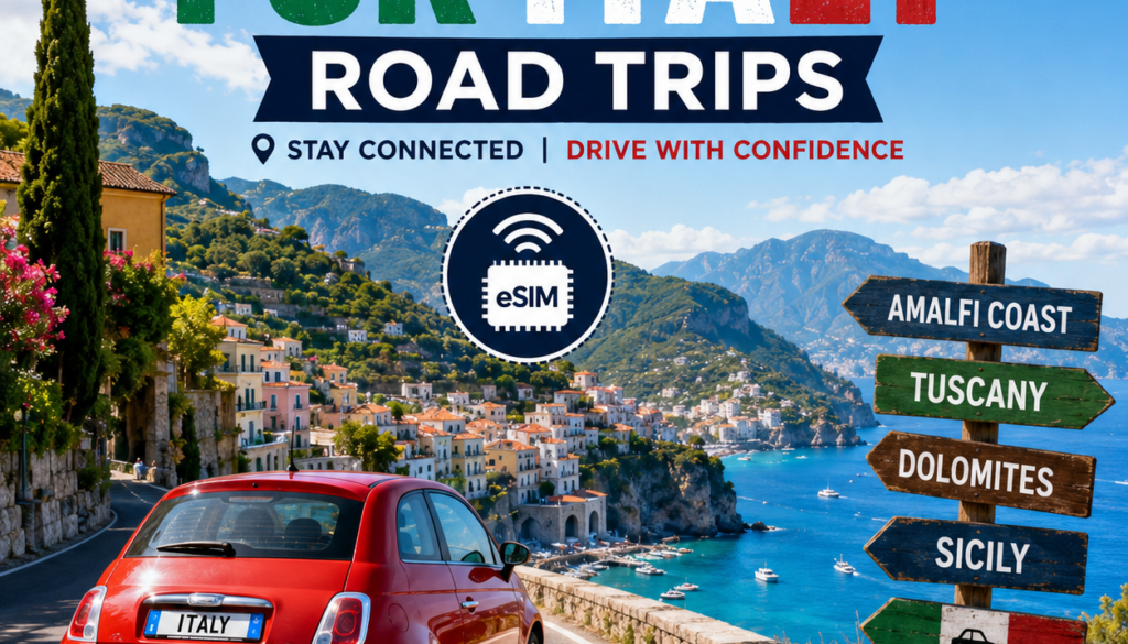 Best eSIM for Italy Road Trips