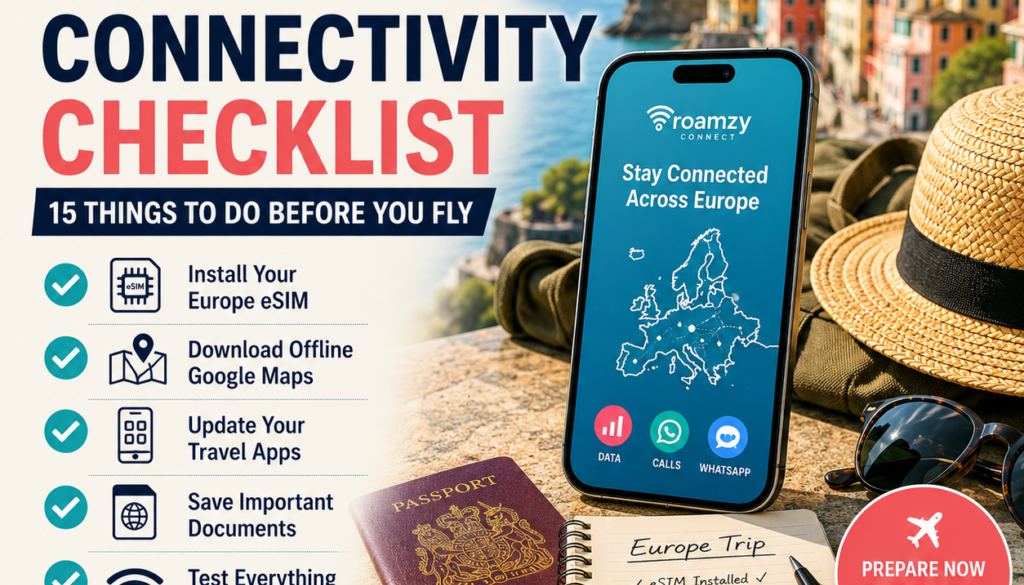 Europe Travel Connectivity Checklist