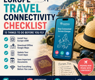 Europe Travel Connectivity Checklist