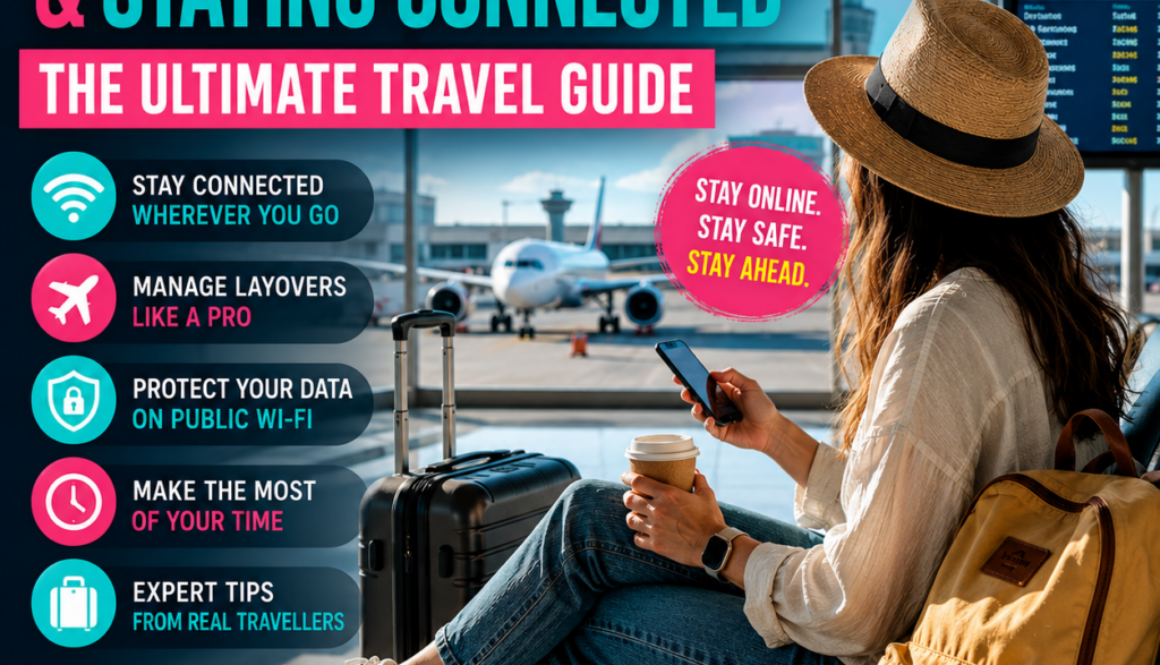 airport layovers and staying connected