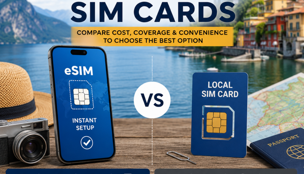 eSIM vs local SIM cards comparison