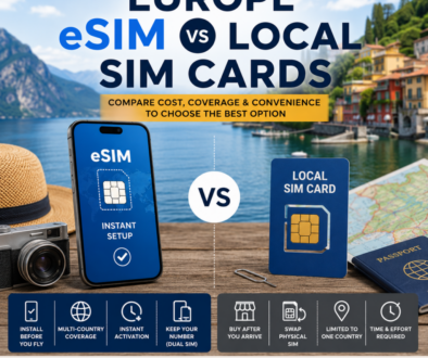 eSIM vs local SIM cards comparison