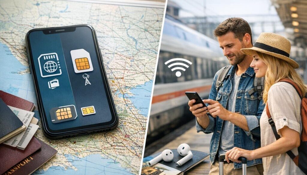 Europe eSIM vs EE roaming