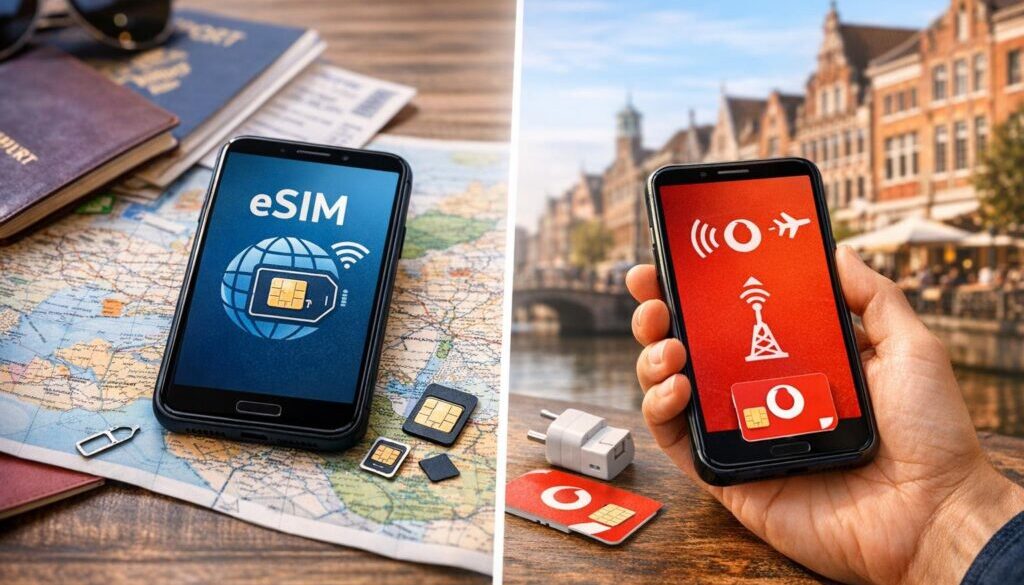 Europe eSIM vs Vodafone UK roaming