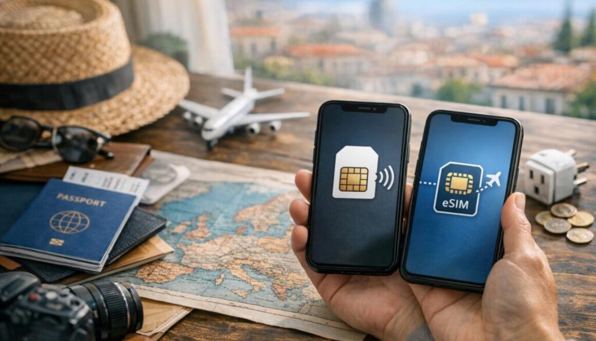 what happens to my phone number when I install a travel eSIM