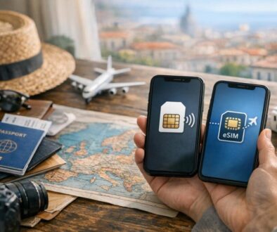 what happens to my phone number when I install a travel eSIM