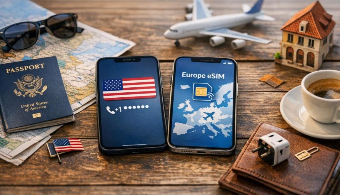 keep your US number with a Europe eSIM