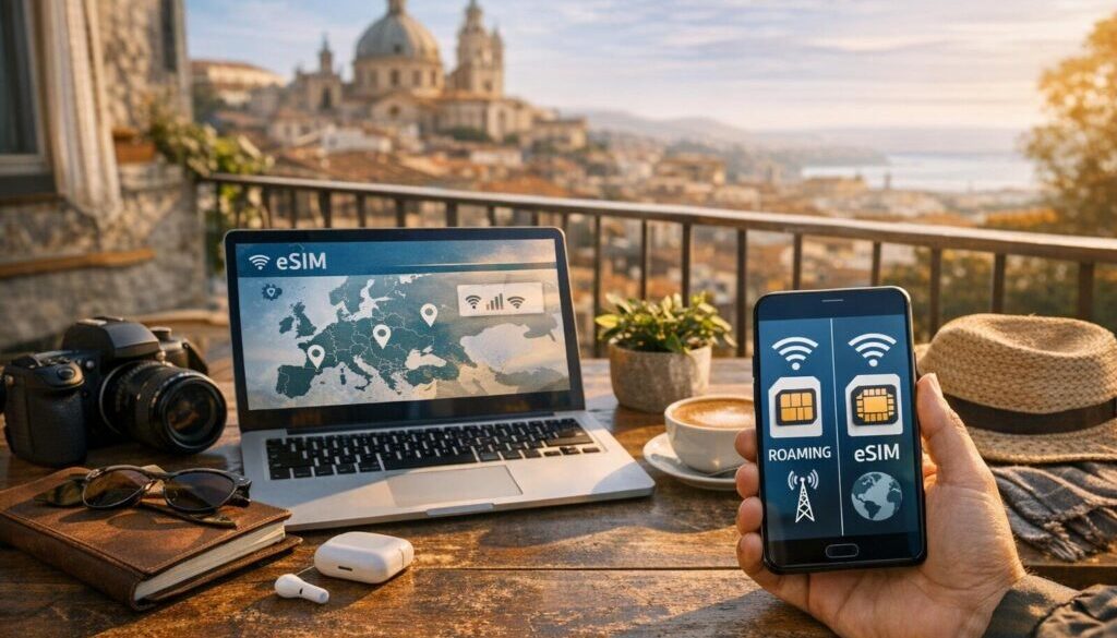 best eSIM for digital nomads in Europe