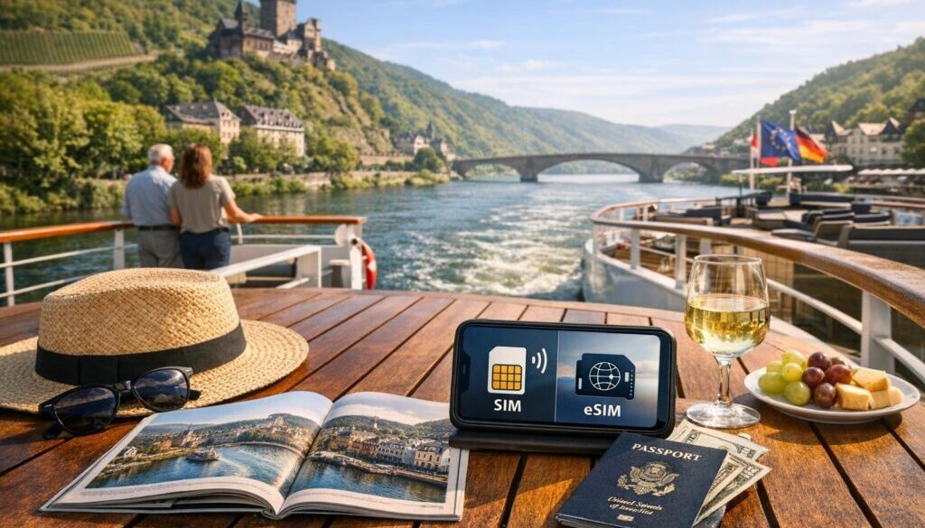 Europe eSIM for a River Cruise From USA