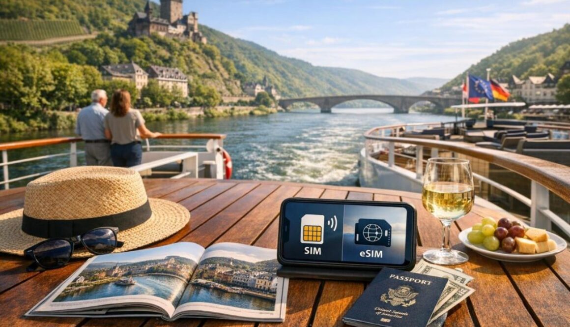 Europe eSIM for a River Cruise From USA
