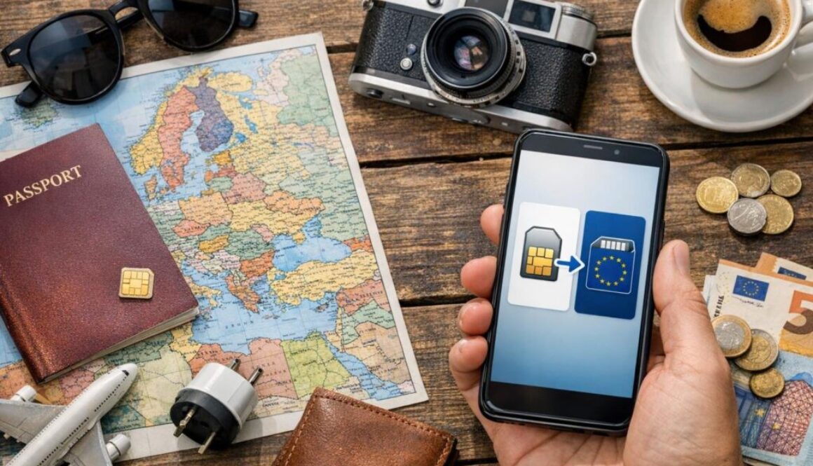 keep my phone number when using a Europe eSIM
